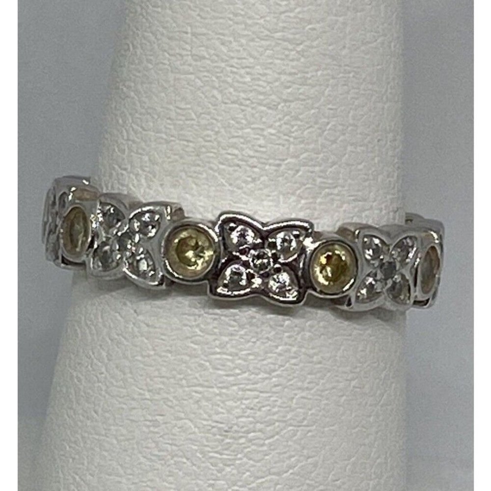925 STERLING SILVER RING WITH CZ SIZE 7